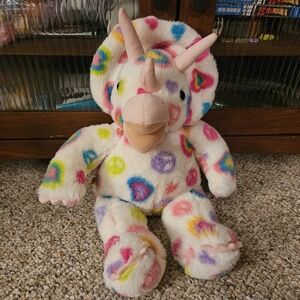Build A Bear White Piece Dinosaur Triceratops